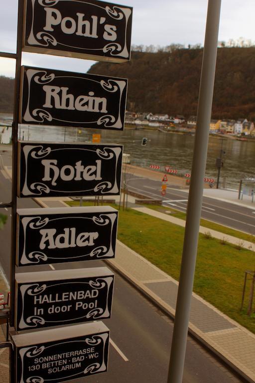 Pohl'S Rheinhotel Adler Sankt Goarshausen Εξωτερικό φωτογραφία